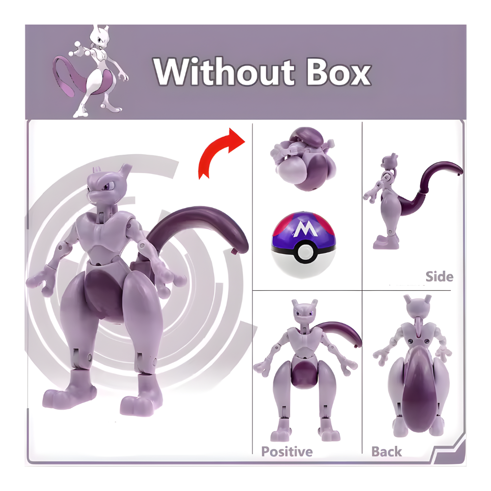 High Quality Pokemon Ball Action Figure