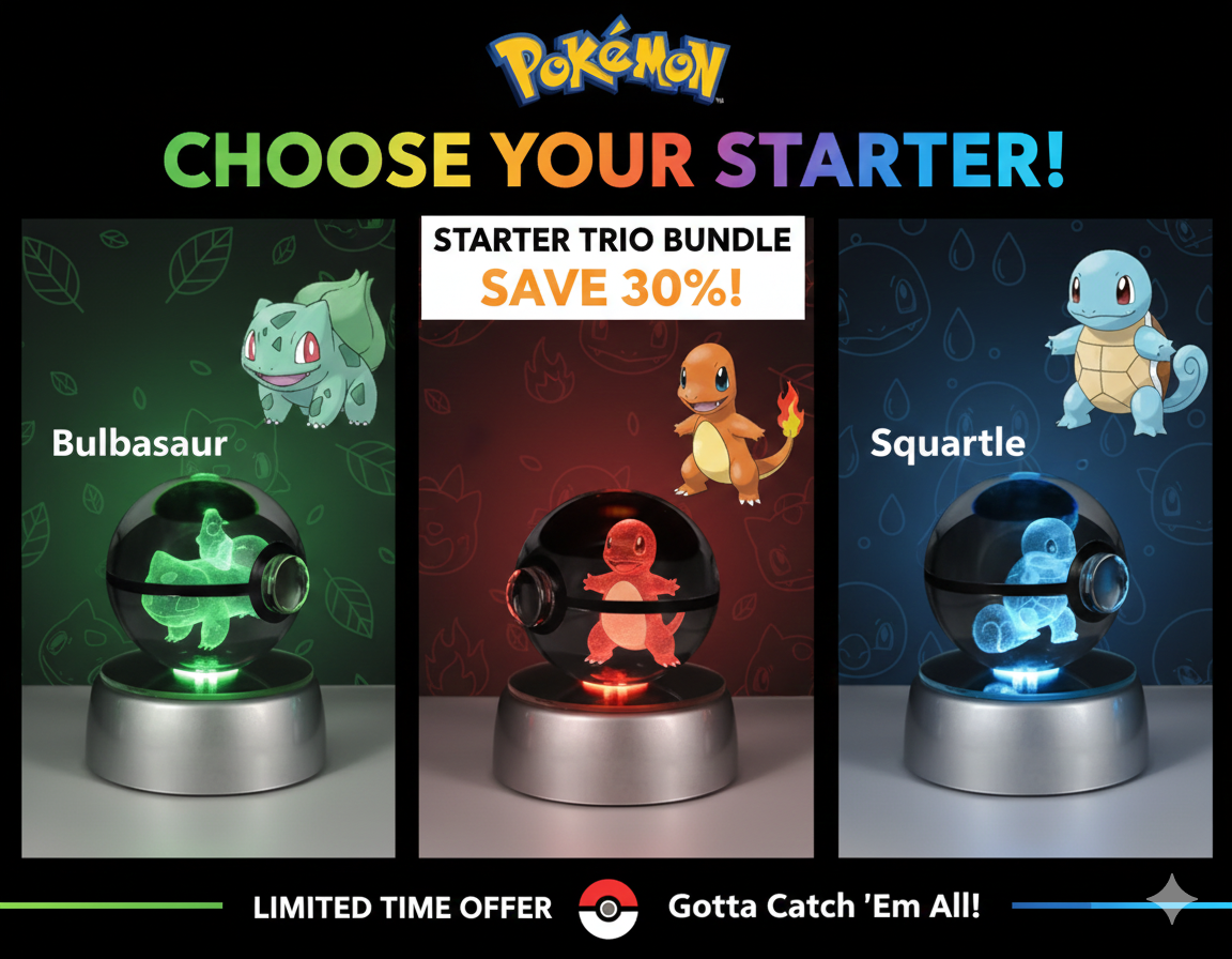 Crystal Ball Pokémon LED